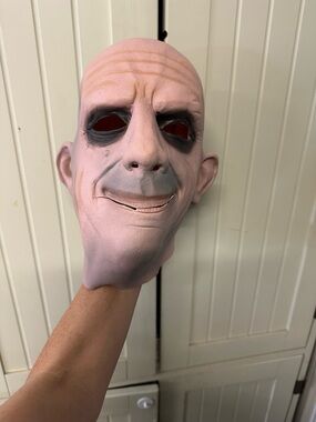 Uncle Fester Adams Family Adult  Mask High Quality Halloween   Christopher Lloyd